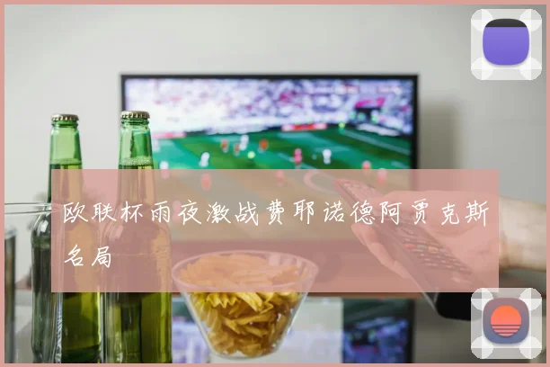 欧联杯雨夜激战费耶诺德阿贾克斯名局